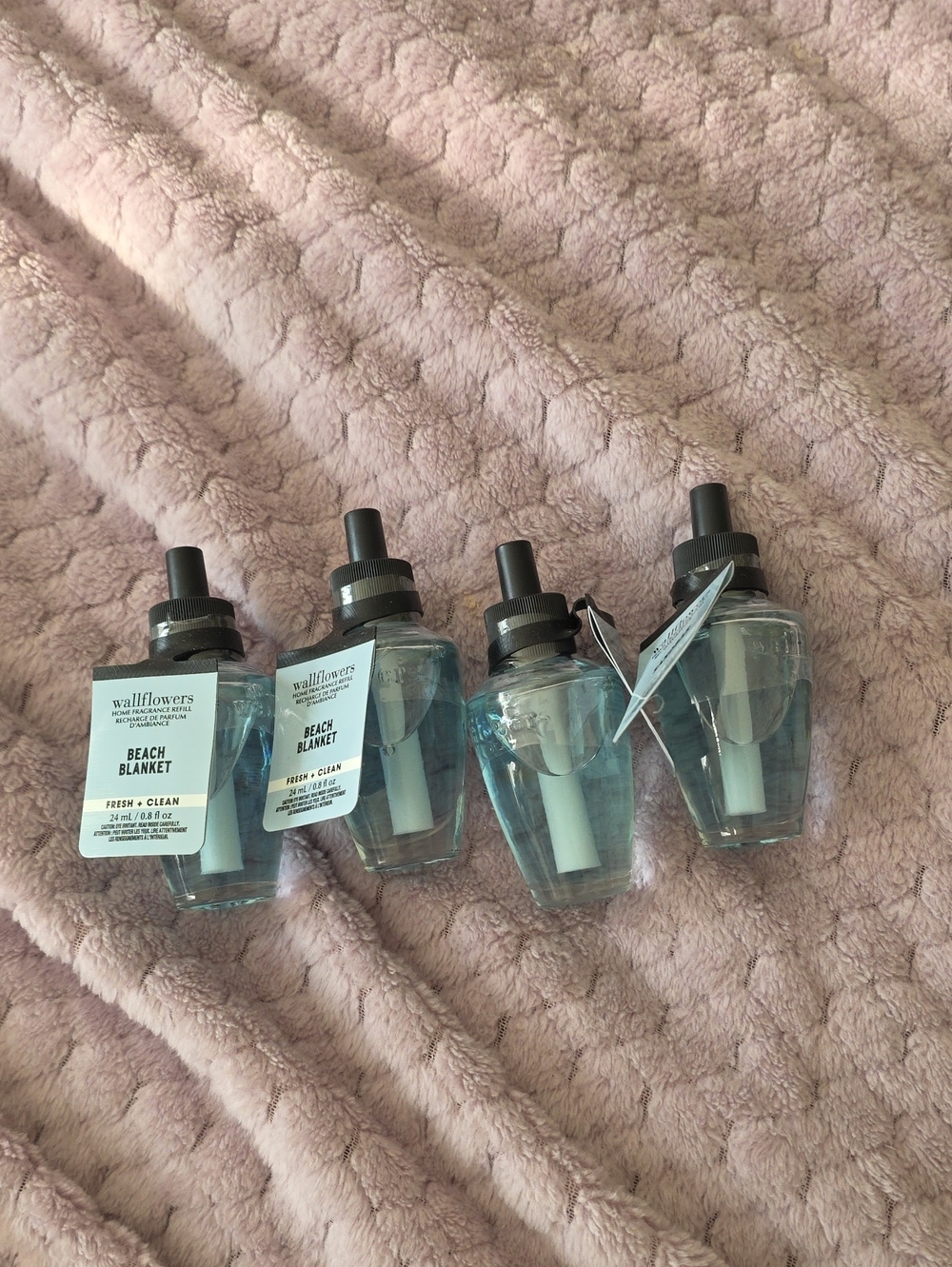 Bath & Body Works Wallflowers Refills - 3 Beach Blanket 1 Sand Bar (Set of 4)